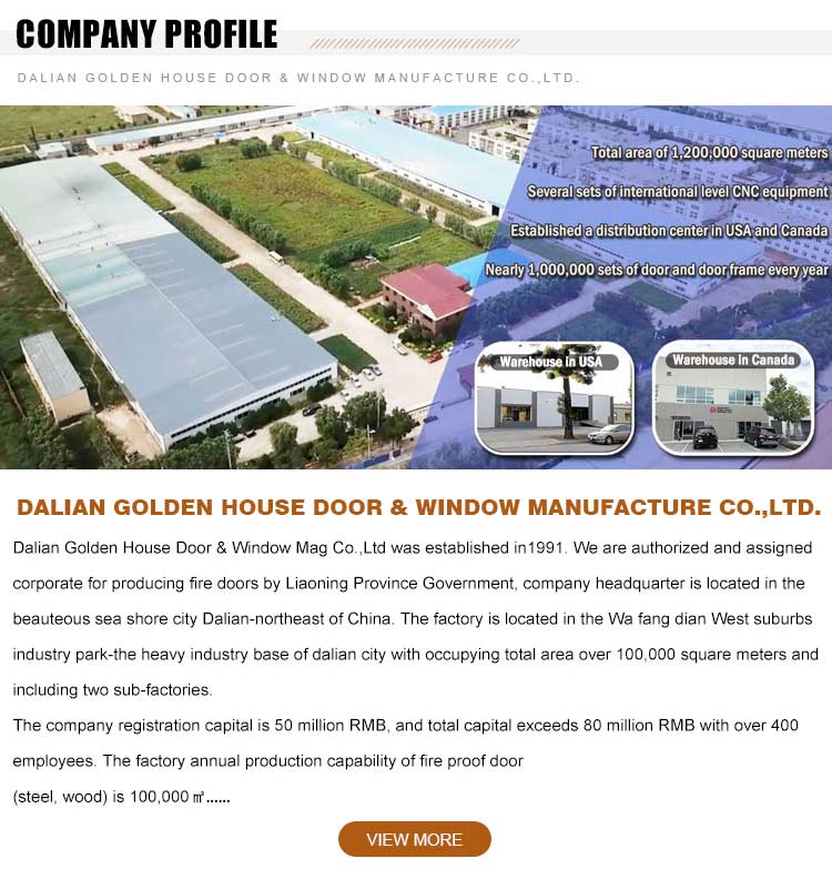 Golden house (GH) steel fire door factory